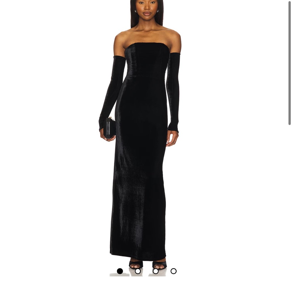 Revolve x House of Harlow Cici Velvet Maxi Dress